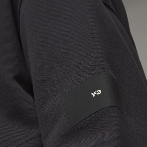 adidas Y-3 Organic Cotton Terry Crew Sweatshirt - Black | adidas UK