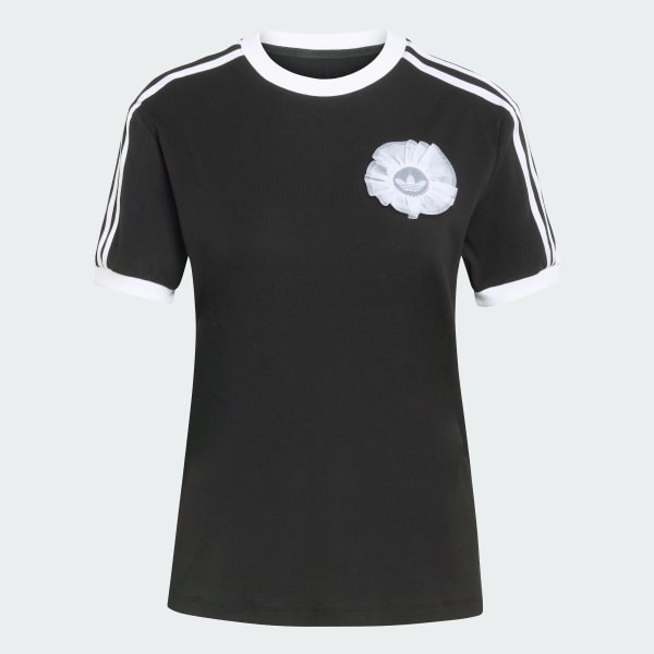 Negro PLAYERA adidas ORIGINALS SS LACE BRANDING