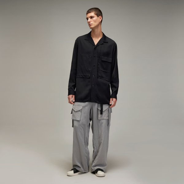 ブラック Y-3 RAYON TWILL SHIRT