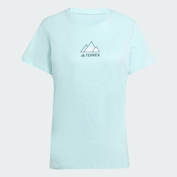 Turquesa Polo Graphic Terrex Outdoor Athlete