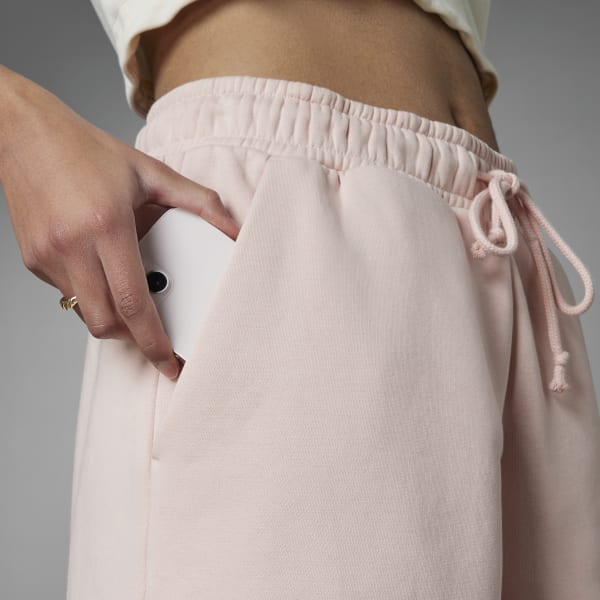 Pink 스포츠웨어 플리스 쇼츠 (젠더 뉴트럴)