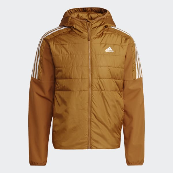 Marron Chaqueta con capucha Essentials Insulated Hybrid