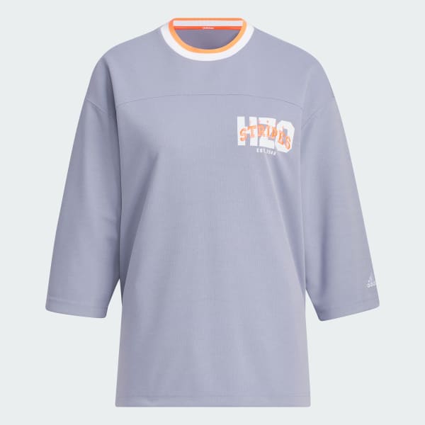 パープル カレッジ ルーズフィット ピケ 3/4袖（七分袖）Tシャツ