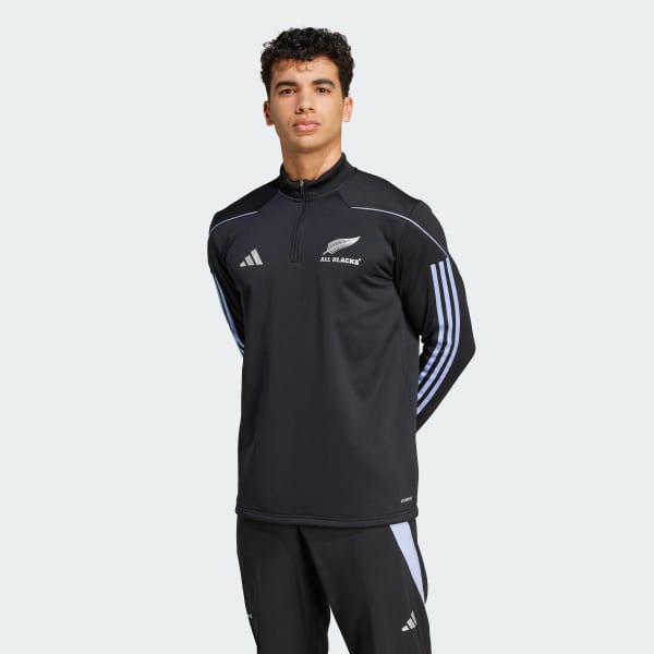 Black All Blacks AEROREADY Warming Long Sleeve Fleece Top