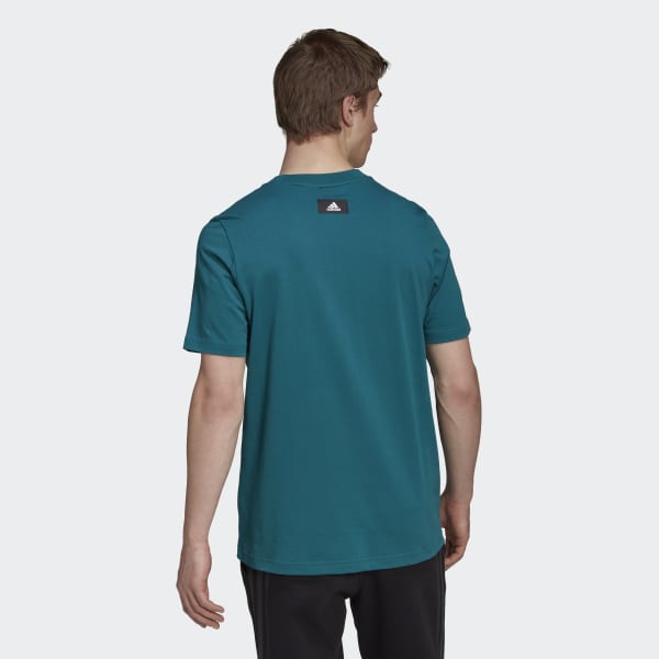 Turquoise Future Icons Logo Tee