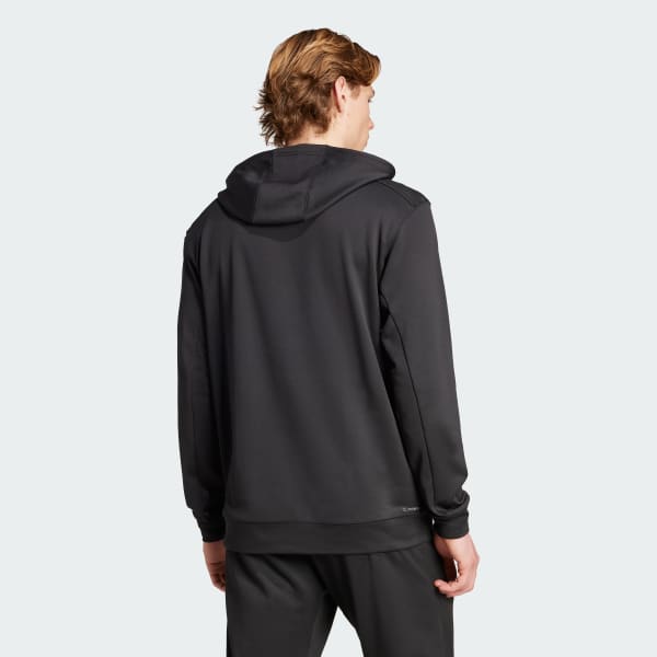 Noir Sweat-shirt à capuche de training grand logo Game & Go