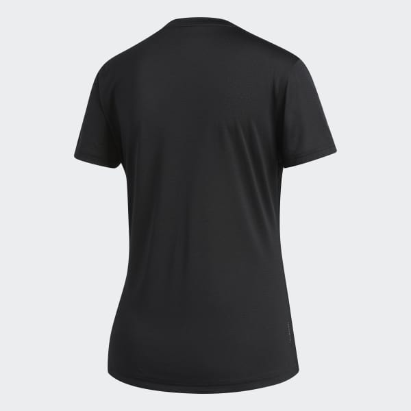 adidas Own the Run Tee Black adidas India