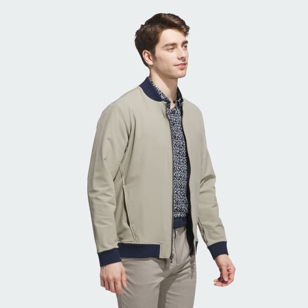 beige Ultimate365 Elevated Full-Zip Jacket