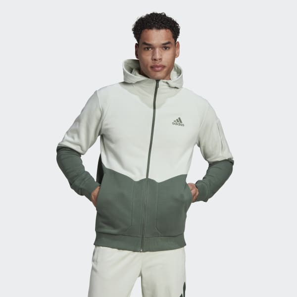 Groen Essentials4Gameday Ritshoodie VM089