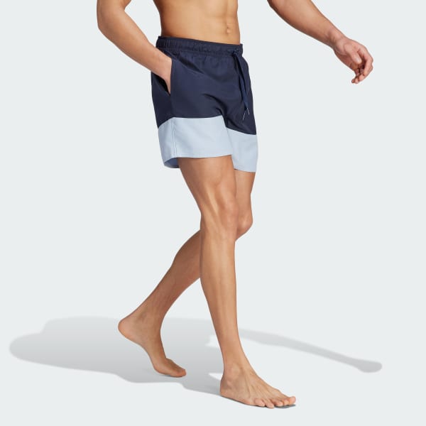 adidas Colorblock Swim Shorts Short Length - Blue | adidas India