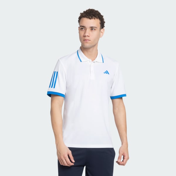 White adidas Polo Tee