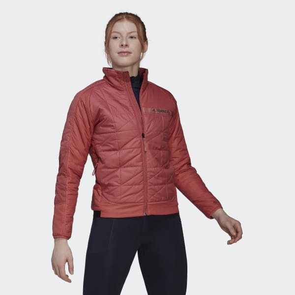 Insulated Women\'s Hiking | adidas adidas Jacket Red Synthetic US | TERREX - Multi