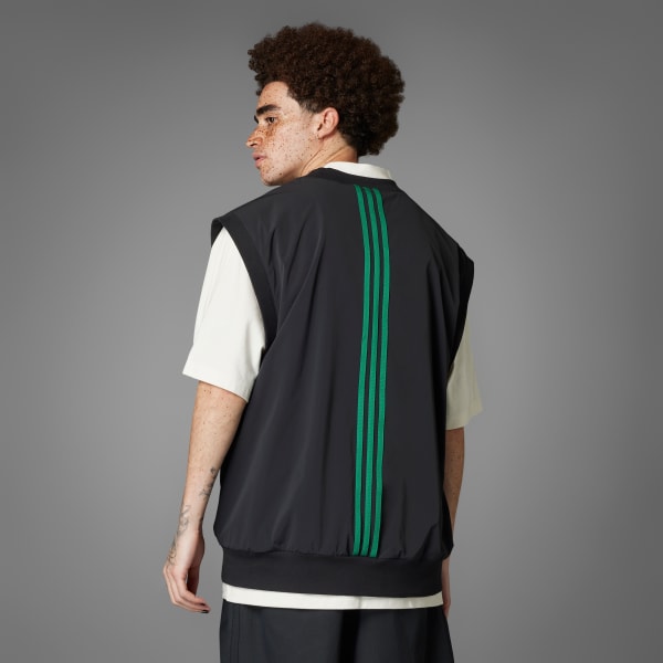 Negro Chaleco Rolling Links Pullover