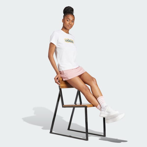 White Doodle Graphic Tee