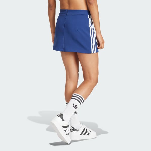 Blue Premium Originals Crepe Skirt