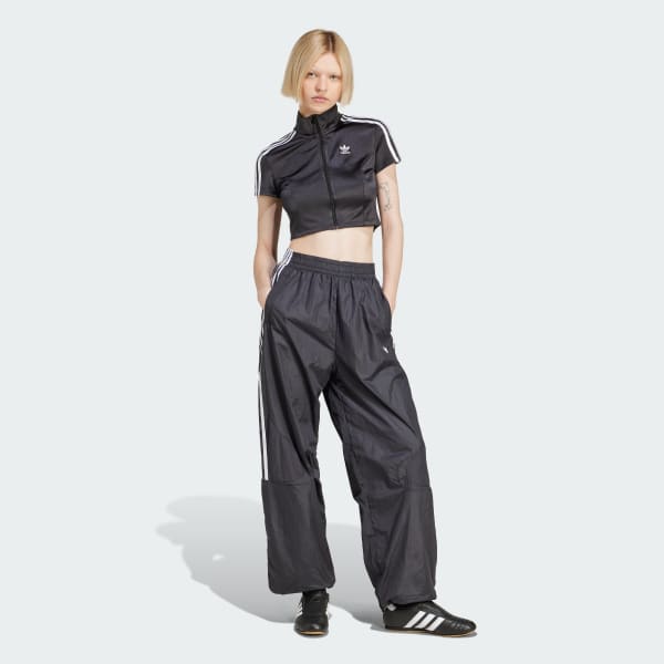 Svart Adicolor Teamgeist Oversized Träningsbyxor