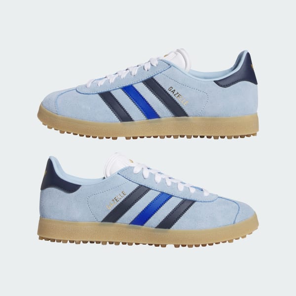 【adidas】GAZELLE SPIKELESS ★JS1895ブルー ネイビー 男女兼用 adidas Gazelle Spikeless Golf Shoes - Blue | Free Shipping