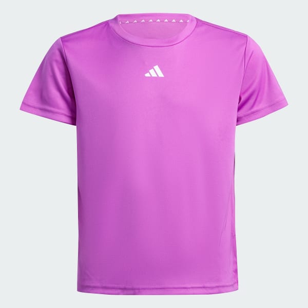 Purple Train Essentials Regular Fit Logo Training Tee Kids