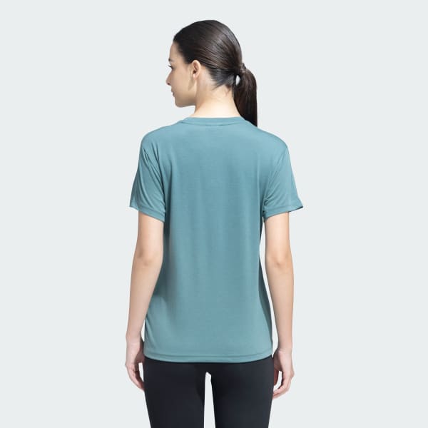 Green Train Essentials Crewneck T-shirt