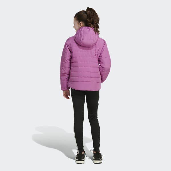 🧥 adidas Cozy 3-Stripes Puffer Jacket - Purple | Kids\' Training | adidas  US 🧥