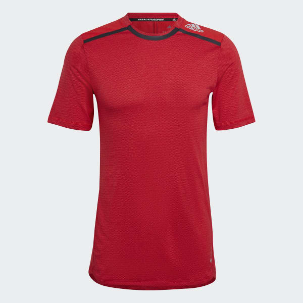 Red Designed for Training Workout Training Tee