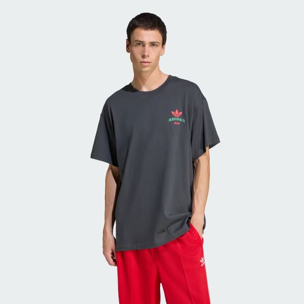 Abu-abu T-Shirt Grafis Chilli