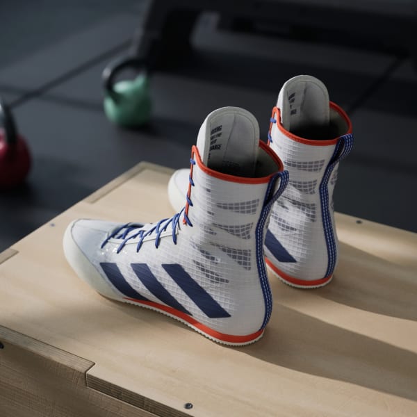 美品！アディダス ボクシングシューズ adidas Box Hog 4 ホワイト adidas Box Hog 4 Shoes - White | Free Shipping with adiClub