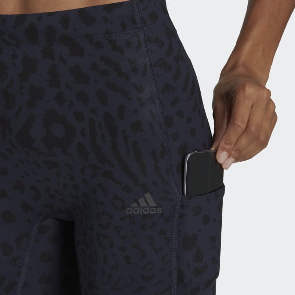 Bla FastImpact Running Leopard 7/8 tights DAV29