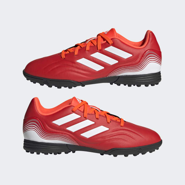 adidas Copa Sense.3 Turf Shoes - Red | kids soccer | adidas US
