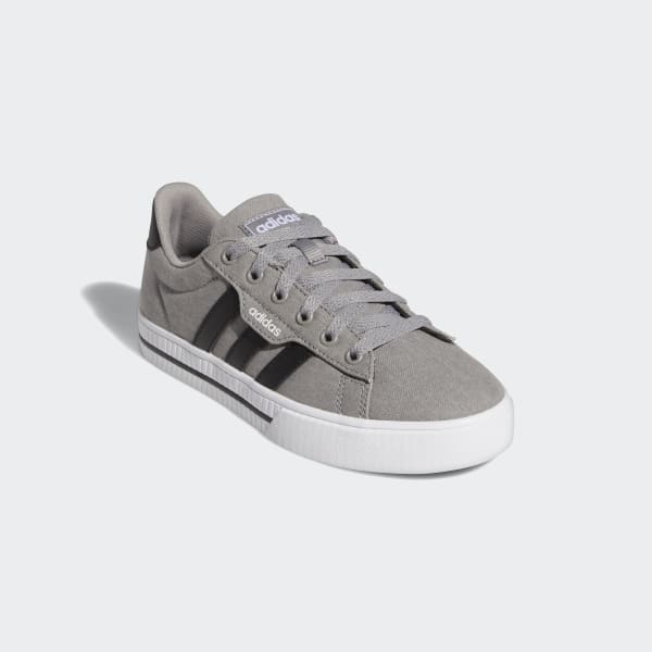 gray and black adidas shoes