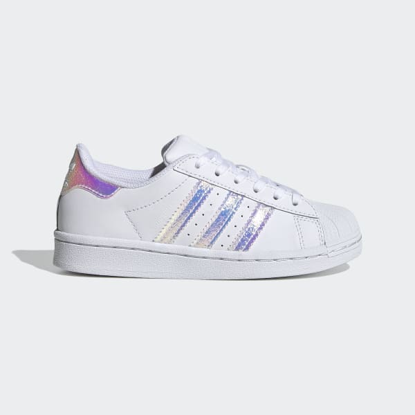 all white adidas superstar kids