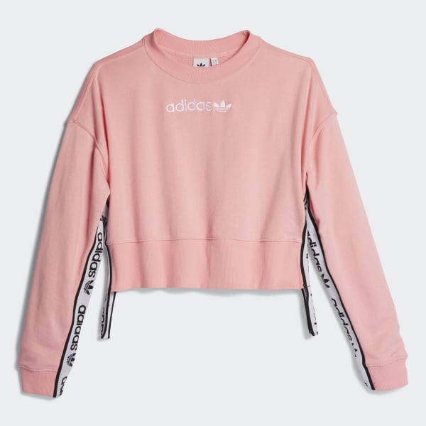 peach adidas sweatshirt