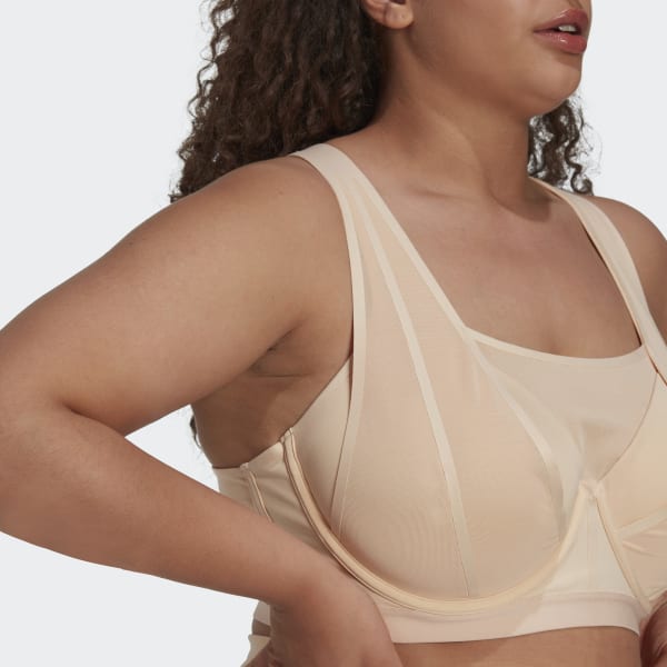 adidas 11 Honoré High-Support Bra (Plus Size) - Pink