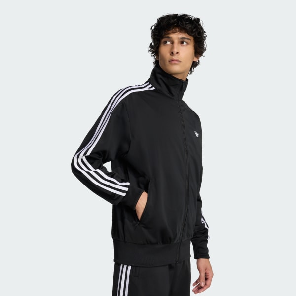 adidas FIREBIRD TRACK TOP - Black | Free Shipping with adiClub