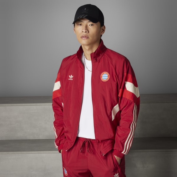 90s adidasトラックジャケット 企業系TOYOTA バイエルン サッカー アディダス FCバイエルン シーズナル トラックトップ - グリーン