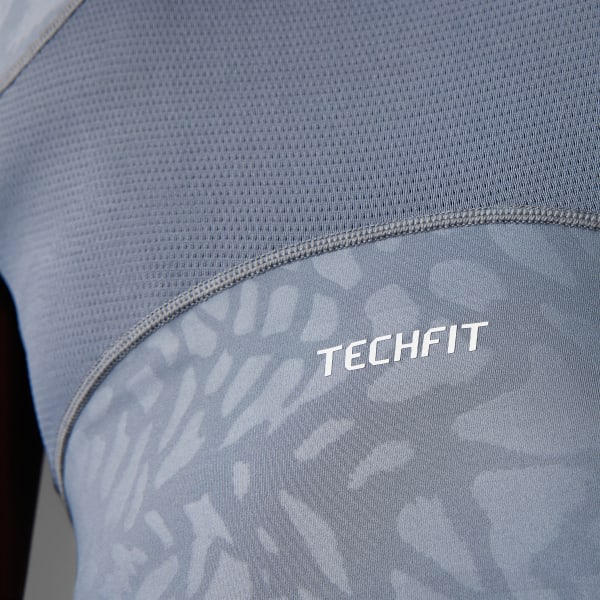zwart TECHFIT Printed T-shirt