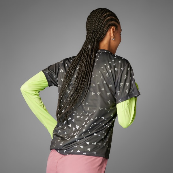 Preto Camiseta Estampada AEROREADY
