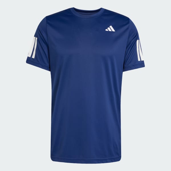 Azul Polo de Tenis Club Climacool 3 Tiras