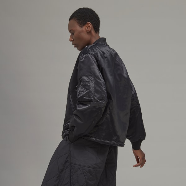 Schwarz Y-3 Classic Bomber Jacket EA645