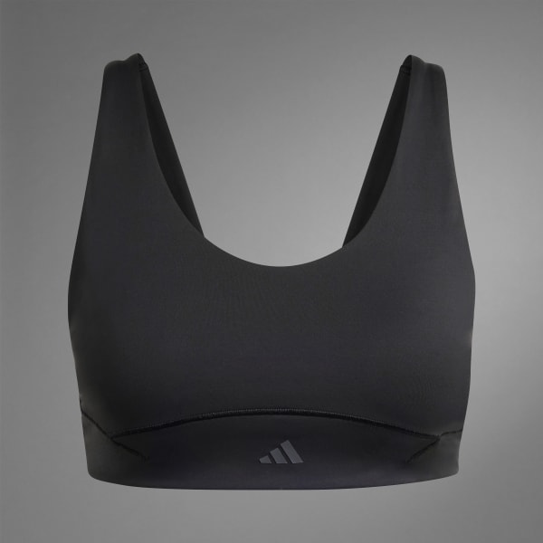 adidas All Me Luxe Medium Support Bra Black Free Shipping with adiClub adidas US