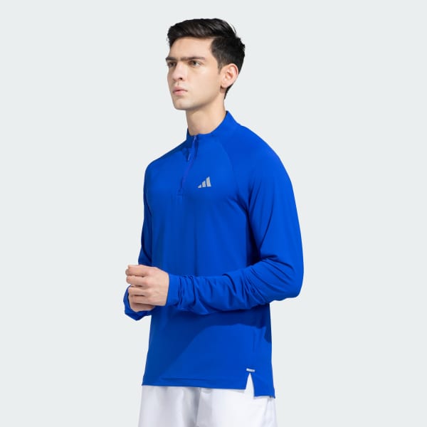 Blue Gym+ 1/4 Zip Training Top