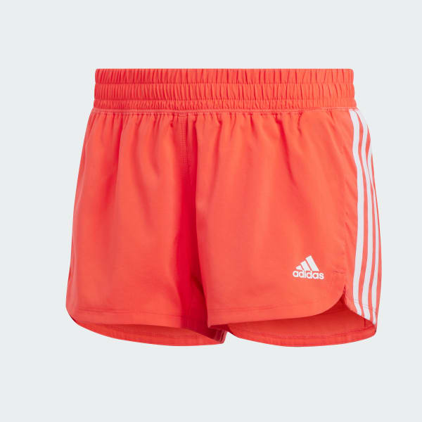 Orange Pacer 3-Stripes Woven Shorts