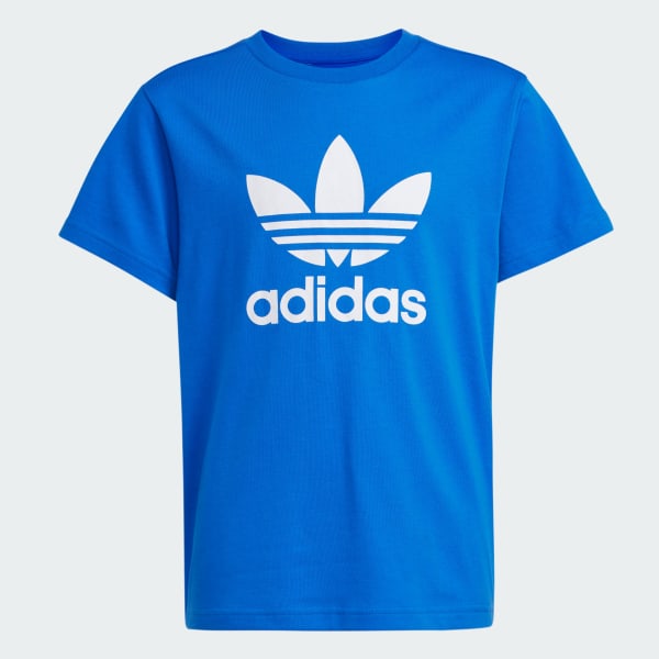 Blue Adicolor Trefoil Tee Kids