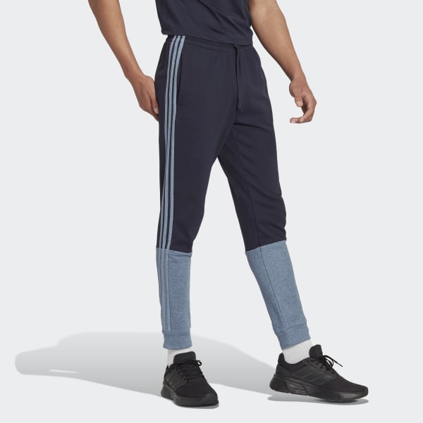 Blue Essentials Mélange French Terry Joggers