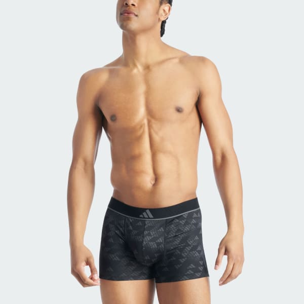 Γκρι Active Micro Flex Eco Trunks 3-Pack Underwear