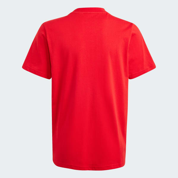 Vermelho Camiseta Algodão Essentials Big Logo
