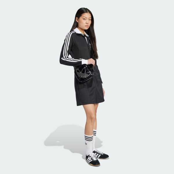 Black Adicolor 3-Stripes Track Top Dress