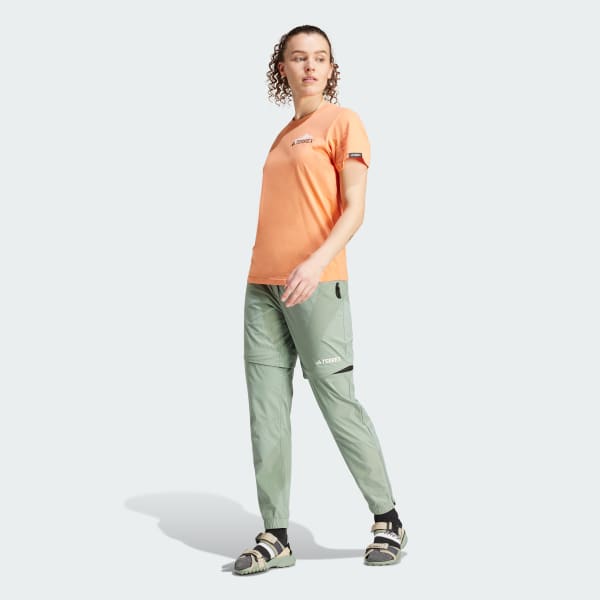 adidas Terrex Utilitas Hiking Zip-Off Pants - Green