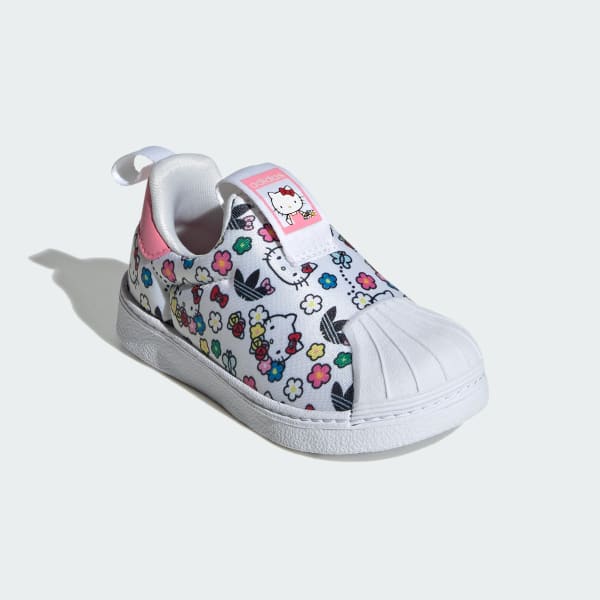 Branco Tênis Infantil adidas Originals x Hello Kitty Superstar 360