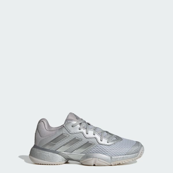 adidas Barricade Tennis Shoes Kids - Silver | Free Shipping